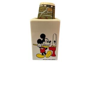 VTG Disney Mickey Mouse Dixie Cup Holder Dispenser Bathroom Decor